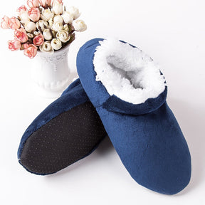 Lowest Price Online Winter house Slippers For Men Suede Plush Floor Slippers Lazy Shoes Home Slippers Big size 47 Male slippers