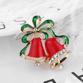 Luxury Exquisite Christmas Brooch Pin Snowman Santa Claus Boot Garland Fashion Jewelry Gift Christmas Decoration Brooches