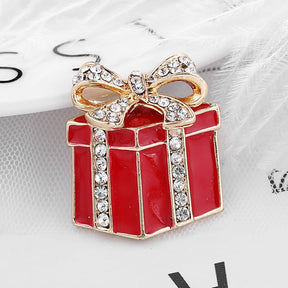 Luxury Exquisite Christmas Brooch Pin Snowman Santa Claus Boot Garland Fashion Jewelry Gift Christmas Decoration Brooches