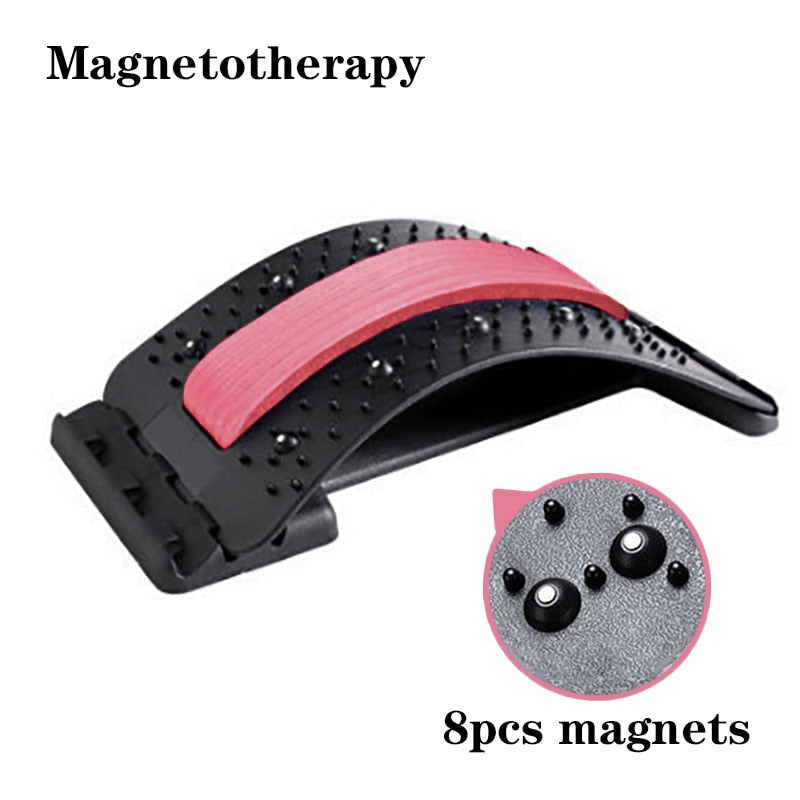 Magnetotherapy Multi-Level Adjustable Back Massager Stretcher