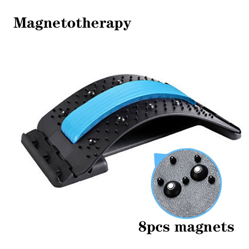 Magnetotherapy Multi-Level Adjustable Back Massager Stretcher