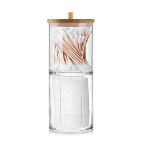 Makeup Cotton Pad Organizer Bathroom Storage Box For Cotton Swabs