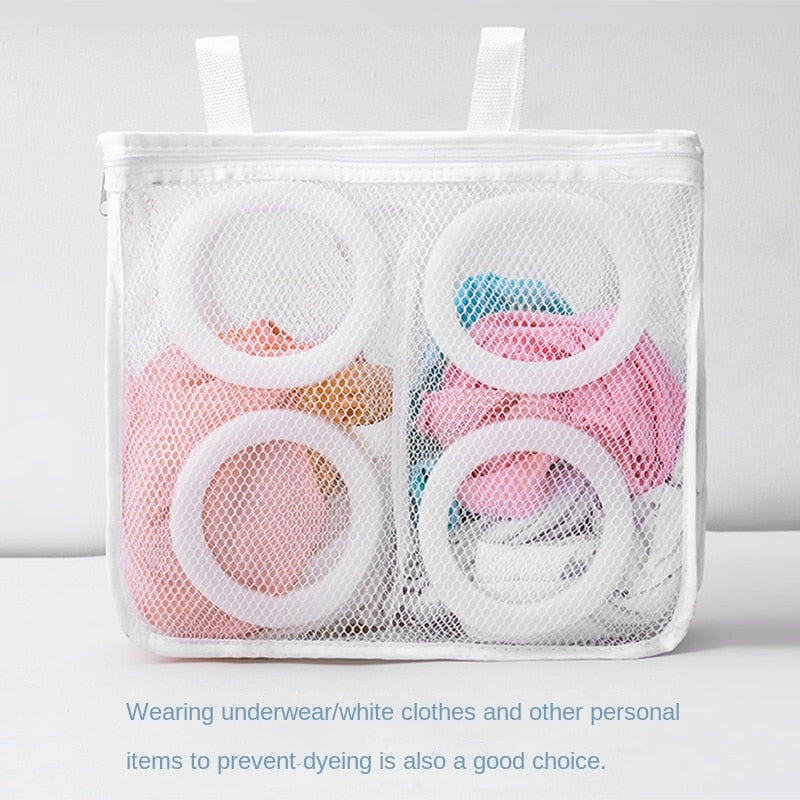 Mesh Washing Machine Shoes Bag Anti-deformation Zipper Laundry Bag Travel Shoes Clothes Storage Bags Shoes Airing Dry Tool