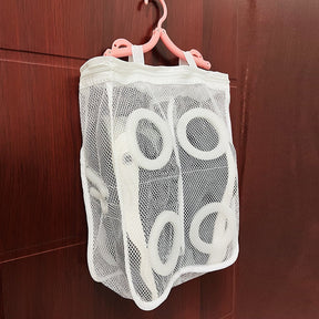 Mesh Washing Machine Shoes Bag Anti-deformation Zipper Laundry Bag Travel Shoes Clothes Storage Bags Shoes Airing Dry Tool