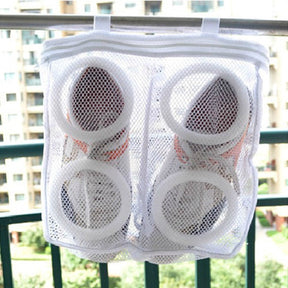 Mesh Washing Machine Shoes Bag Anti-deformation Zipper Laundry Bag Travel Shoes Clothes Storage Bags Shoes Airing Dry Tool