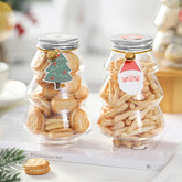 Modern Plastic Storage Jar Christmas Tree Decorative Wedding Center Candy Jars Living Room Desktop Snack Organizer Home Decor