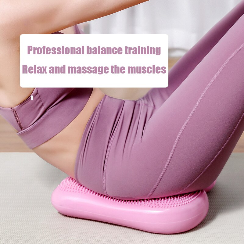 Multifunction Fitness Yoga Balls Inflatable Massage Ball Body Building Stability Wobble Balance Mat Exercise Training ball