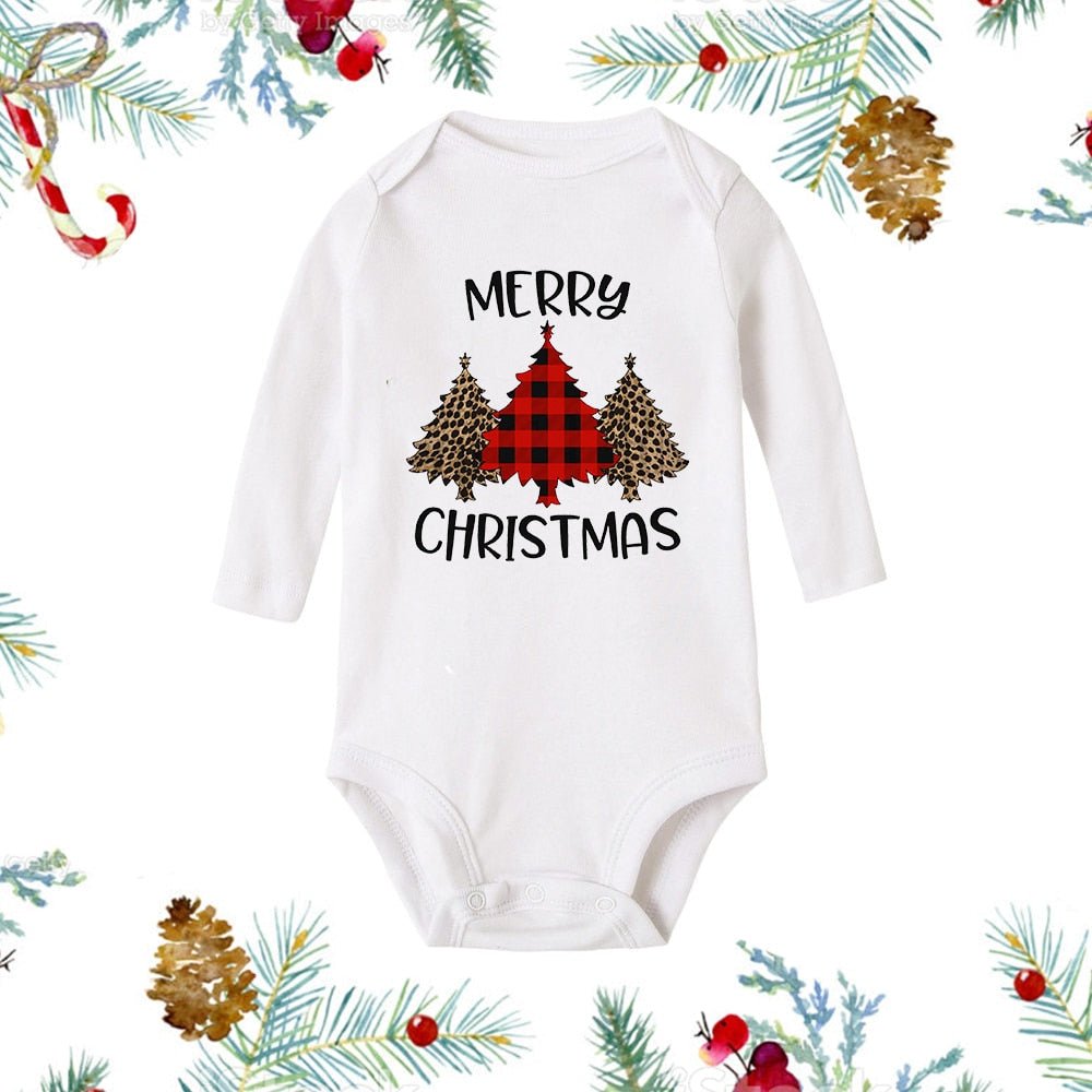 My First Christmas Newborn Baby White Long Sleeve Romper Cartoon Snowman Print Outfit Infant Baptism Bodysuit Clothes Xmas Gift