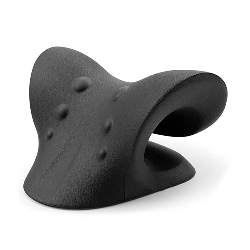 Neck Shoulder Stretcher Relaxer Cervical Chiropractic Traction Device Massage Pillow for Pain Relief Cervical Spine Alignment