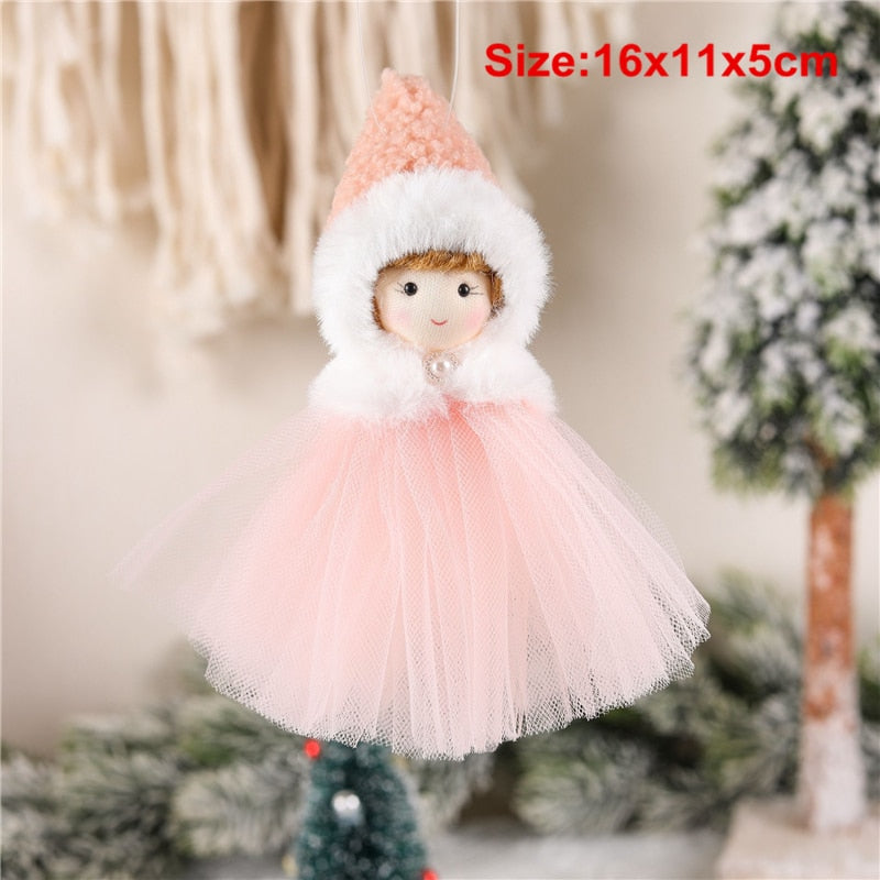 Noel Decoration 2022 Christmas Angel Pendants Christmas Tree Decorations New Year 2023 Xmas Gifts Navidad Christmas Ornaments