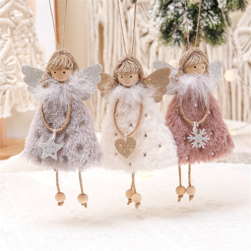 Noel Decoration 2022 Christmas Angel Pendants Christmas Tree Decorations New Year 2023 Xmas Gifts Navidad Christmas Ornaments