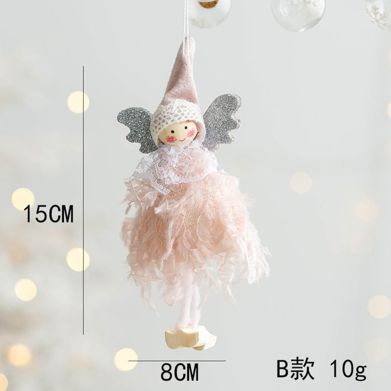 Noel Decoration 2022 Christmas Angel Pendants Christmas Tree Decorations New Year 2023 Xmas Gifts Navidad Christmas Ornaments