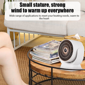 Portable Electric Heater Room Heating Stove Air Circulation Heating Fan Mini Household Office Radiator Warmer Heater For Winter