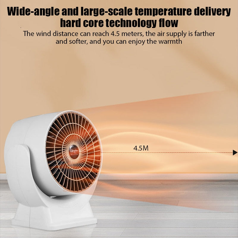 Portable Electric Heater Room Heating Stove Air Circulation Heating Fan Mini Household Office Radiator Warmer Heater For Winter