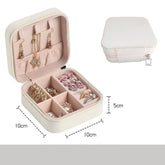 Portable Jewelry Storage Box Candy Color Travel Storage Organizer Jewelry Case Earrings Necklace Ring Jewelry Organizer Display