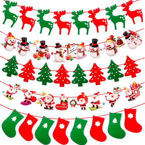 Christmas Banner Garland Merry Christmas Decoration for Home Navidad Noel 2022 Christmas Ornaments Xmas Decor New Year 2023