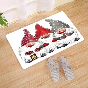 Santa Claus Christmas Doormat Pillowcase Christmas Decorations for Home 2022 Navidad Ornaments Xmas Party Decor New Year Gifts