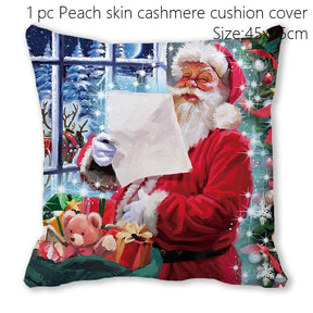 Santa Claus Christmas Doormat Pillowcase Christmas Decorations for Home 2022 Navidad Ornaments Xmas Party Decor New Year Gifts