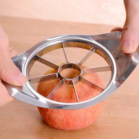 Apple Cutter Fruit Stainless Steel Slicer Corer Chopper Kitchen Gadgets