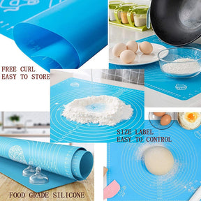 Silicone Baking Mat Non Stick Baking Pastry Mat Kneading Rolling Dough Pad Sheet Kitchen Tools