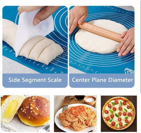 Silicone Baking Mat Non Stick Baking Pastry Mat Kneading Rolling Dough Pad Sheet Kitchen Tools