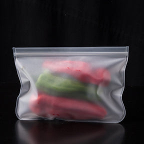 Silicone Food Storage Bag Reusable Stand Up Zip Shut Bag Leakproof Containers Fresh Bag Food Storage Bag Fresh Wrap Ziplock Bag