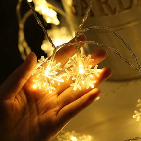 Snowflake LED Light Christmas Decor For Home Hanging Garland Christmas Ornaments Xmas Tree Decor Noel Navidad 2022 New Year 2023