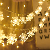 Snowflake LED Light Christmas Decor For Home Hanging Garland Christmas Ornaments Xmas Tree Decor Noel Navidad 2022 New Year 2023
