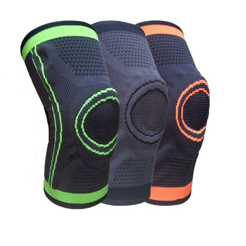 Sports Fitness  Knee Pads Support Bandage Braces Elastic Nylon Sport Compression  Sleeve for Basketball