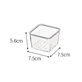 Transparent Drawer Organizer Box for Cosmetics Stationery Jewelry Plastic Storage Drawer Divider Storage Box Office Organizer