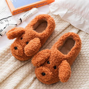 Upgrate Cute Animal Slipper For Women Girls Kawaii Fluffy Winter Warm Slippers Woman Cartoon Milk Cow House Slippers Funny Shoes