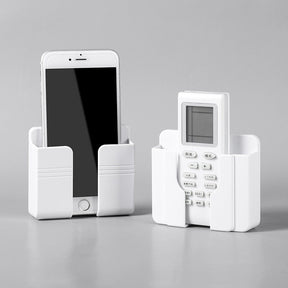 Wall-mounted Mobile Phone Charging Box Remote Storage Box Cartoon Bedside Phone Hanger Decoration Wall Holder for Stationery