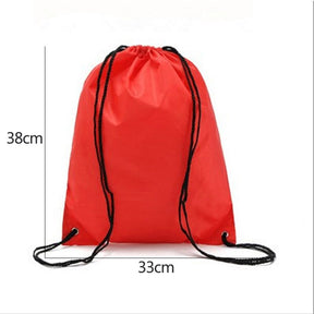 Waterproof Outdoor Beach Swimming Sports Drawstring Backpack Organizer Gym Storage Bag for Shoes Towel Clothes