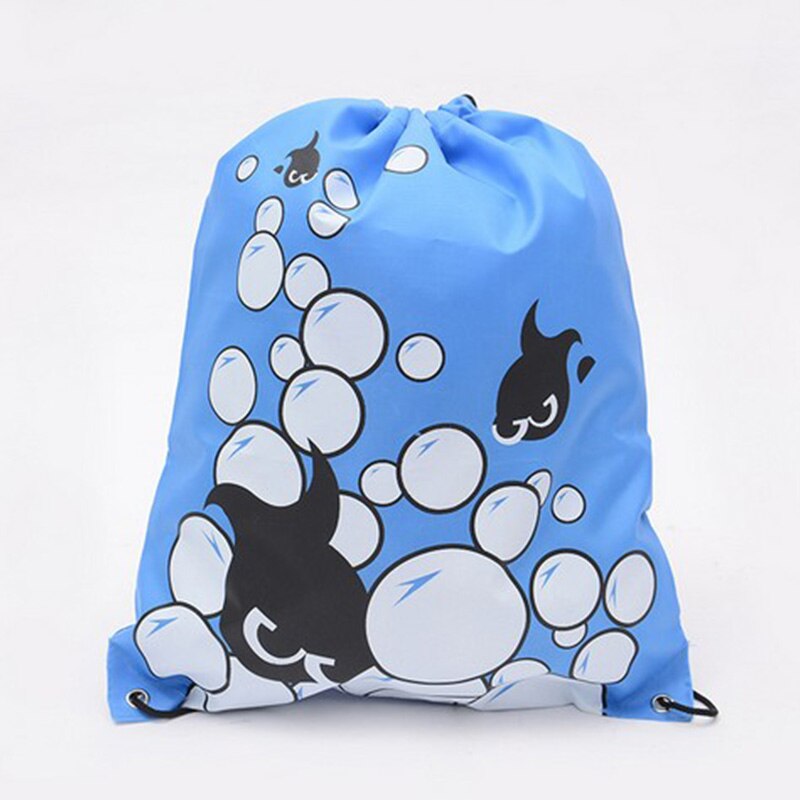 Waterproof Outdoor Beach Swimming Sports Drawstring Backpack Organizer Gym Storage Bag for Shoes Towel Clothes