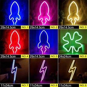 Wholesale LED Neon Night Light Sign Wall Art Sign Night Lamp Xmas Birthday Gift Wedding Party Wall Hanging Neon Lamp Home Decor