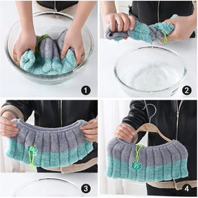 Winter Warm Toilet Seat Cover Closestool Mat 1Pcs Washable Bathroom Accessories Knitting Pure Color Soft O-shape Pad Bidet Cover