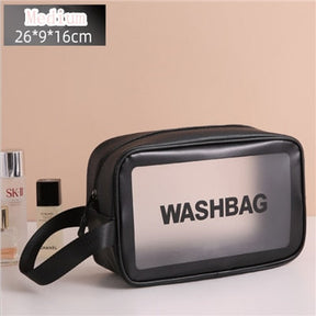 Women Portable Travel Wash Bag Female Transparent Waterproof Makeup Storage Pouch Large Capacity Cosmetic Organizer Beauty Case