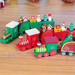 Wooden/Plastic Train Merry Christmas Ornament Christmas Decorations For Home 2022 Xmas Gifts Noel Natal Navidad New Year 2023