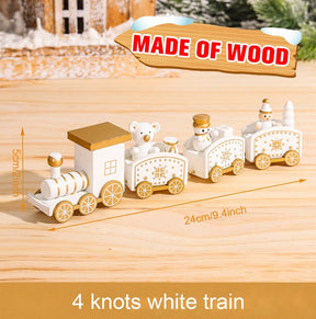 Wooden/Plastic Train Merry Christmas Ornament Christmas Decorations For Home 2022 Xmas Gifts Noel Natal Navidad New Year 2023