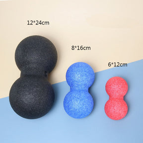 Yoga Equipment Women Yoga Foam Block Roller Peanut Ball Set Block Peanut Massage Roller Ball Therapy Relax Exercise Fitness