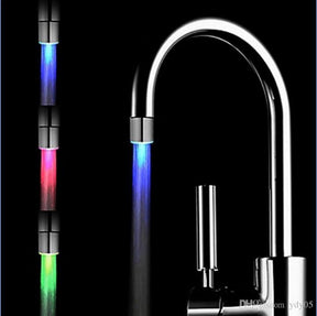 LED Faucet Changes Colors With Temperature
