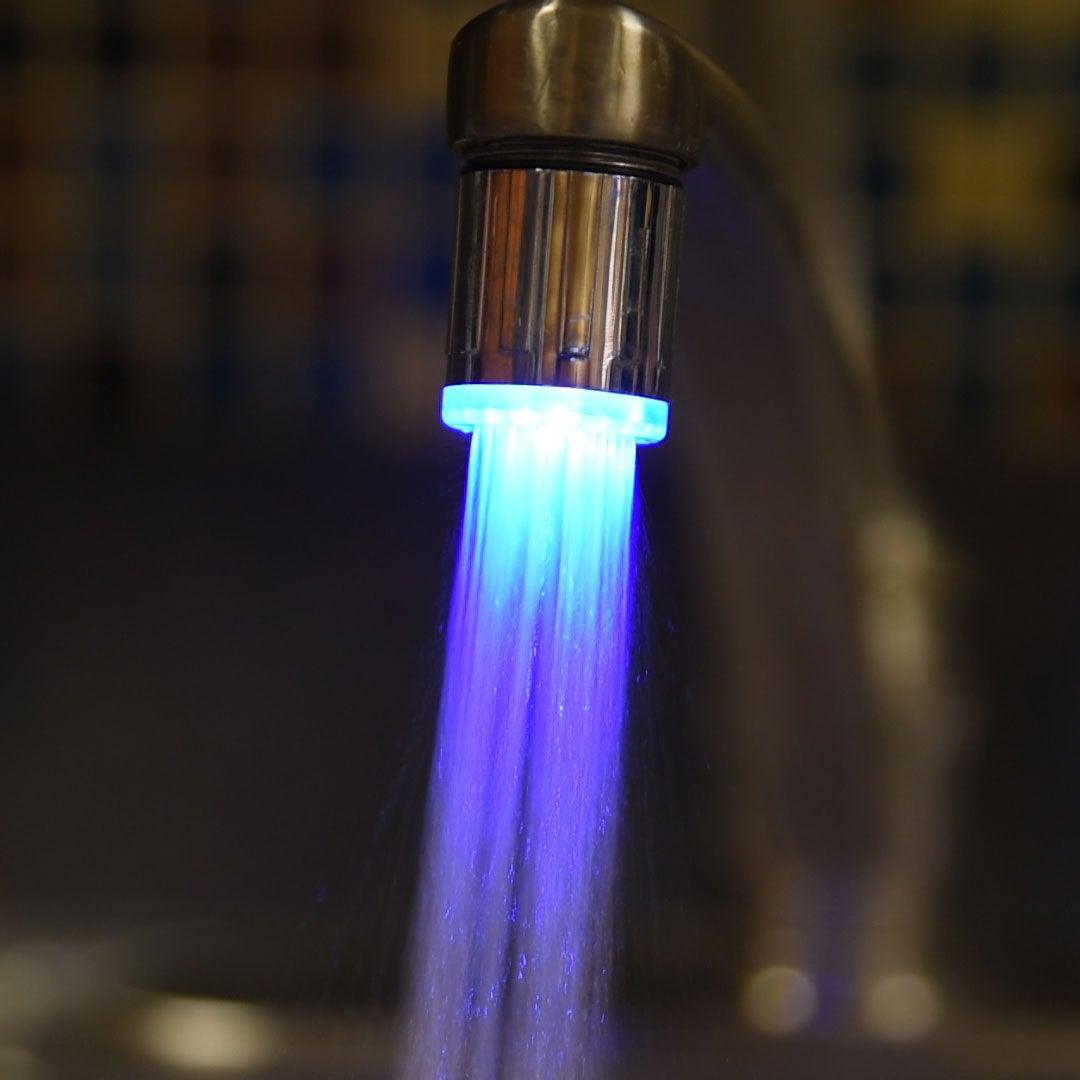 LED Faucet Changes Colors With Temperature