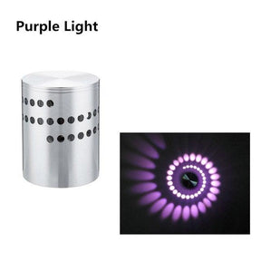 Spiral Effect Wall Light